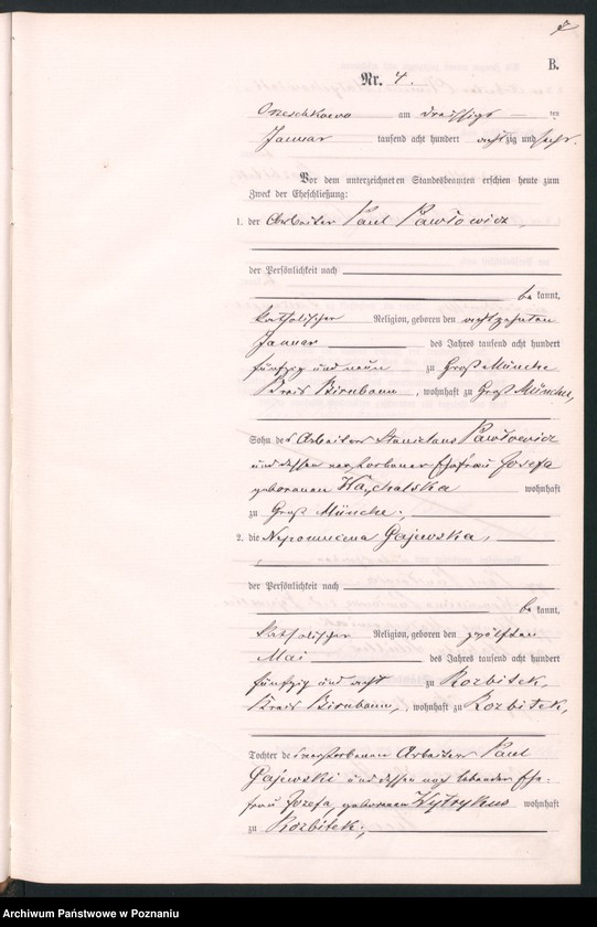 Obraz 10 z jednostki "Księga małżeństw"