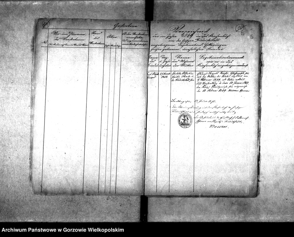 image.from.unit.number "Duplikate der Kirchenbücher von der Parochie Friedrichstadt (przedmieście Gorzowa Wielkopolskiego), Giesen (Jeże), Wepritz (Wieprzyce)"