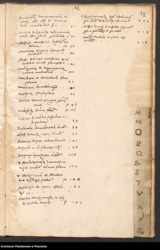 image.from.unit.number "Literae a dominis consulibus civitatis Posnaniae scriptae anno domini 1535"