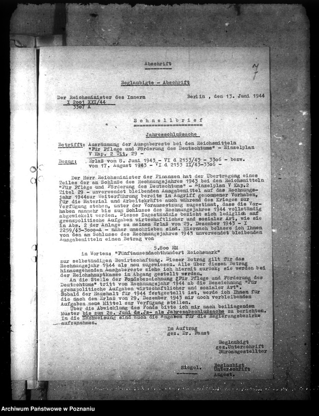 Obraz 11 z jednostki "Haushaltsmittel"