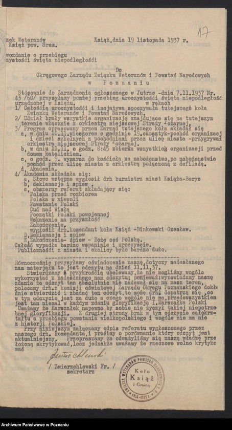 Obraz 20 z jednostki "Książ, powiat Śrem - akta koła."