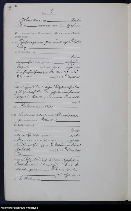 image.from.unit.number "Heirats-Neben-Register Nr 1 - 27"