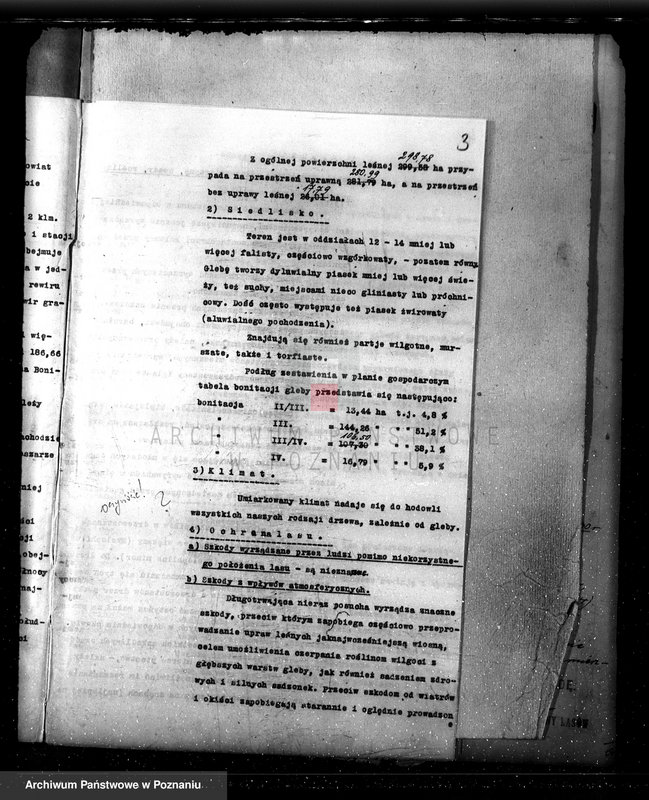 Obraz 7 z jednostki "Plan urządzania gospodarstwa leśnego dla lasu majętności Bonikowo - powiat kościański"