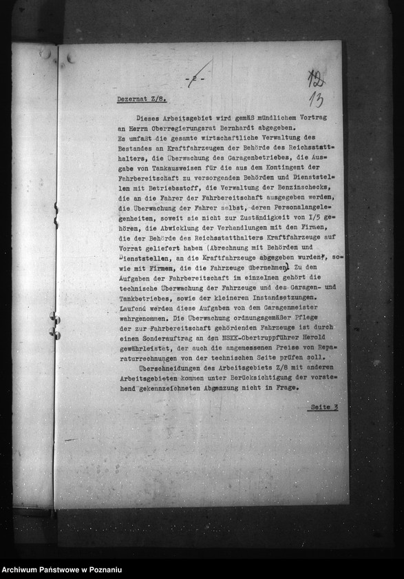 Obraz 17 z jednostki "Plany pracy komórek organizacyjnych urzędu namiestnika zebrane dla ustalenia podziału czynności"