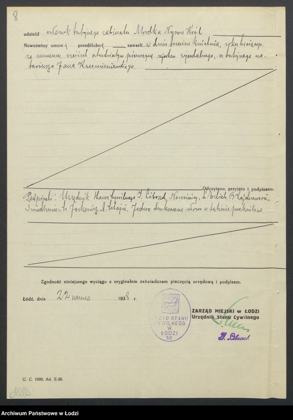 Obraz 10 z jednostki "Moszek Hersz Rozenwald, Lejb Erlich- sprzedaż odpadków włókienniczych"