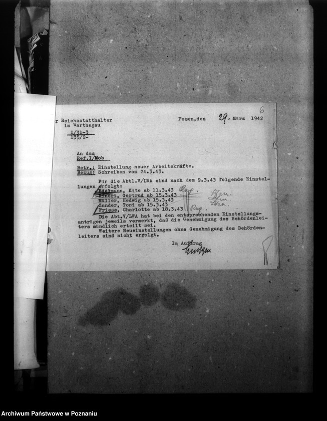 Obraz 10 z jednostki "Zwalnianie personelu dla celów wojskowych"