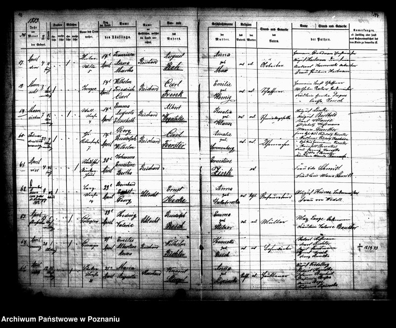 Obraz 8 z jednostki "Verzeichniss der gestorbenen Personen"