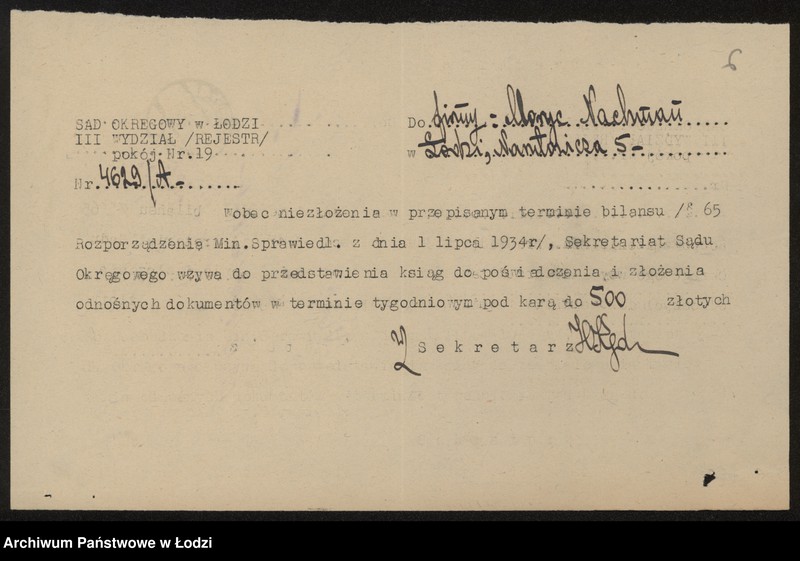 Obraz 8 z jednostki "Moryc Nachman- sprzedaż obuwia"