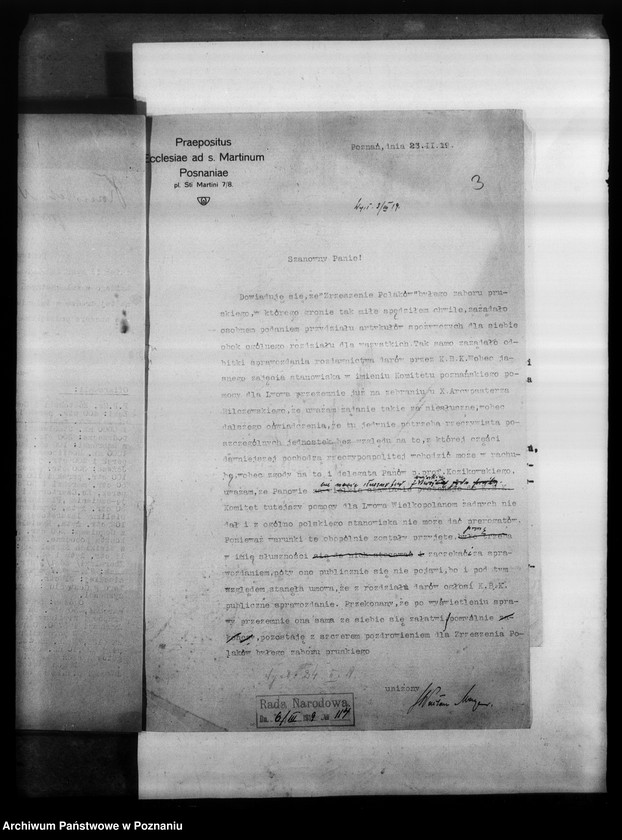 image.from.unit.number "Komitet Pomocy dla Lwowa i Wilna przy Radzie Narodowej w Poznaniu - korespondencja."