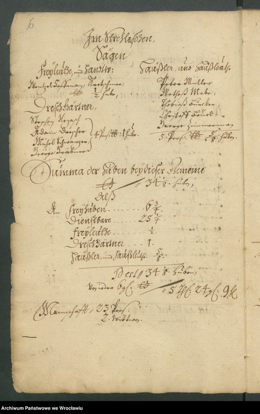 image.from.unit.number "Huben - Register der beiden Weichbilder Strehlen u. Nimbtsch, worin Anno 1670 angemerckter zubefinden, welche Huben bey jedem Dorffe sich unter der Gemeine, oder bey dem Dominio befinde"