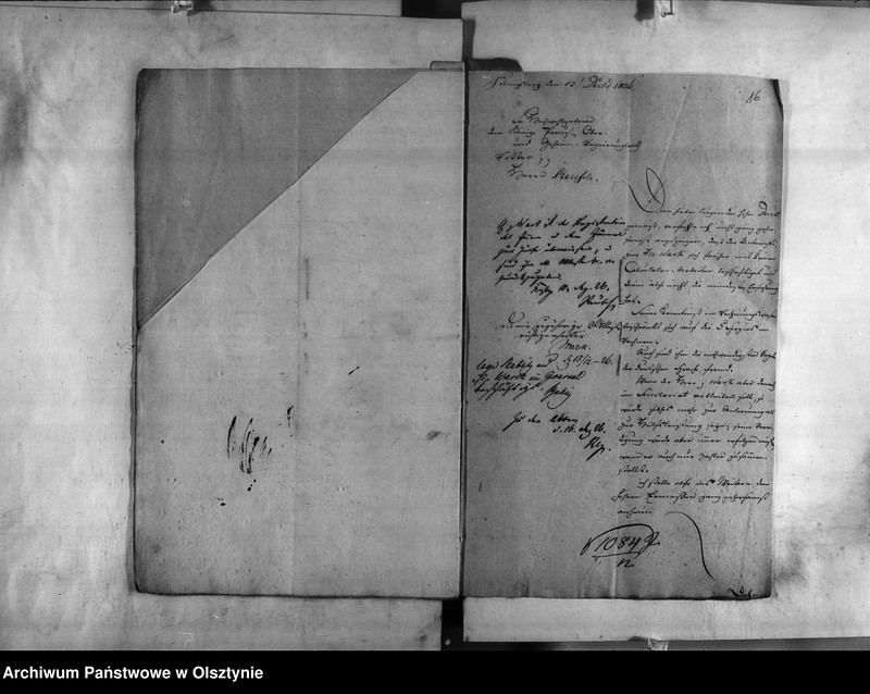 image.from.unit.number "Versorgungs Gesuch des Unteroffizier Warck [Heinrich]"
