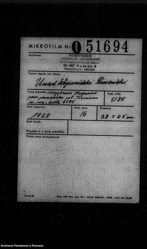 Obraz 2 z jednostki "Majętność Strykowo powiat poznański własność Tiemann nr woj. kotła 6195"