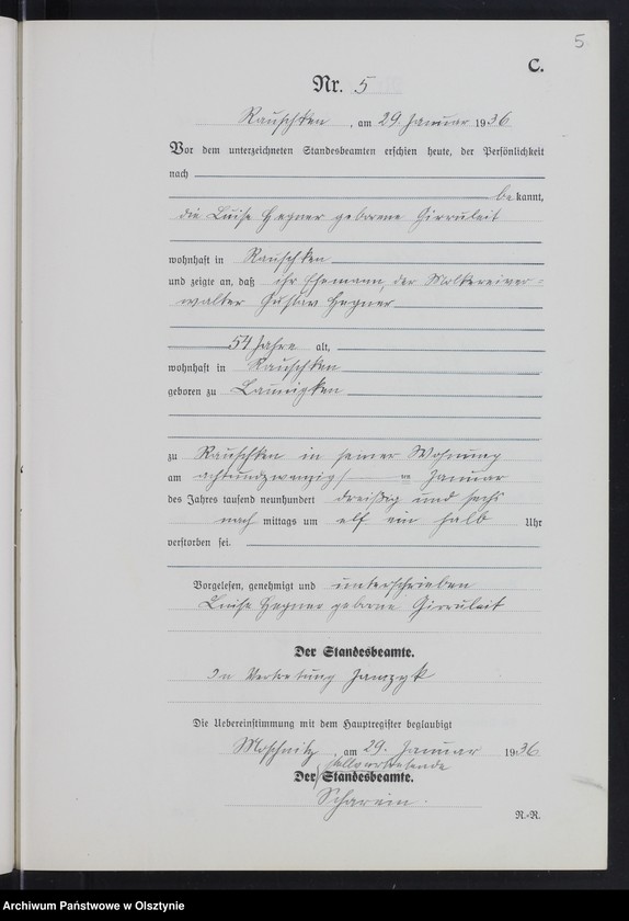 image.from.unit.number "Sterbe-Register /Neben-Register/ Nr 1 - 34"