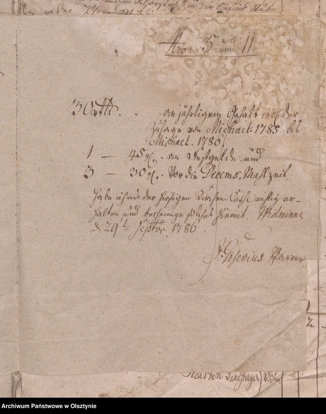 image.from.unit.number "Jahr Kirchen Rechnung der Widminschen Kirchen aller Einnahme und Ausgabe wie auch Bau-Rechnung"