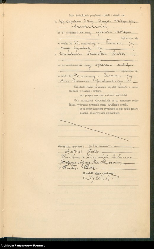 Obraz 11 z jednostki "Księga miejscowa małżeństw tom II [Rejestr główny małżeństw]"