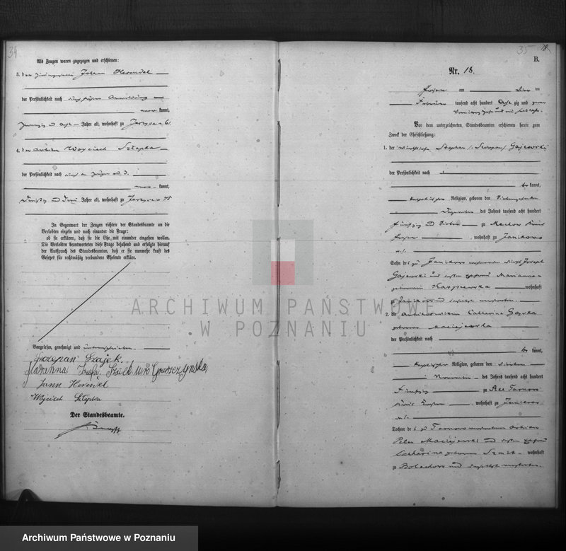 Obraz 19 z jednostki "Księga małżeństw"