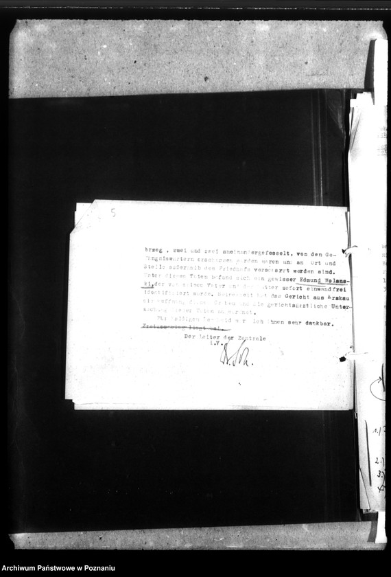 Obraz 9 z jednostki "Wehrkreiskommander VIII - Breslau, Korespondencja z Werhrkreiskommand VIII we Wrocławiu w sprawie członków "Sonderformatin Ebbinghaus""