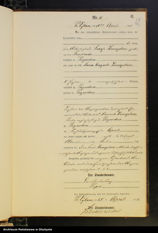 image.from.unit.number "Sterbe-Neben-Register Nr 1 - 28"