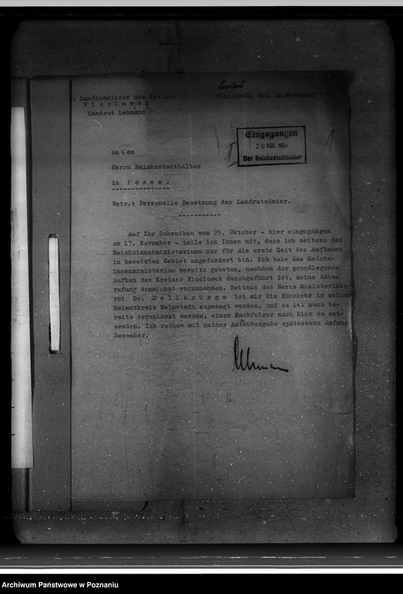 Obraz 5 z jednostki "Landrat in Leslau (Włocławek)"