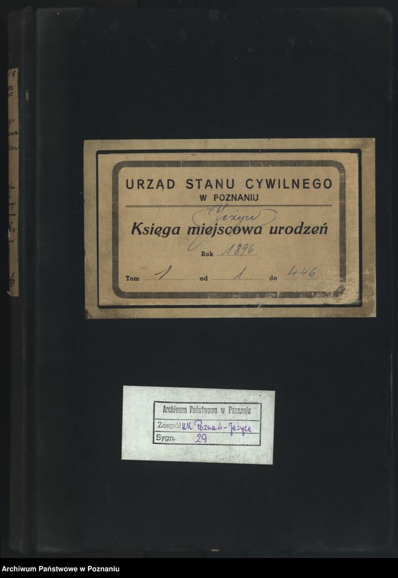 Obraz 2 z jednostki "Księga urodzeń t. I"