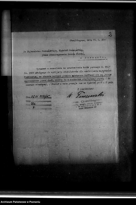 Obraz 6 z jednostki "Majętność Chwalibogowo I powiat wrzesiński własność Mieszkowskiego nr woj. kotła 5782"