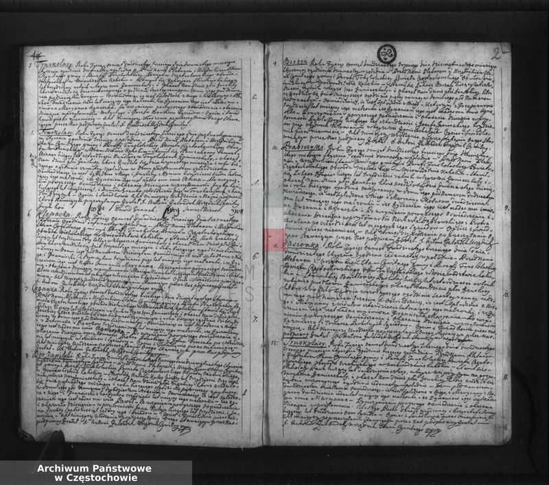image.from.unit.number "Księga akt stanu cywilnego urodzenia, ślubów i zejścia Parafii Truskolasy, w powiecie częstochowskim, województwie kaliskim z roku 1823"