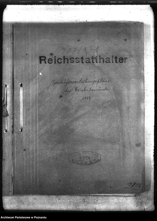 Obraz 4 z jednostki "Geschäftsverteilungspläne der Reichsbauämter"