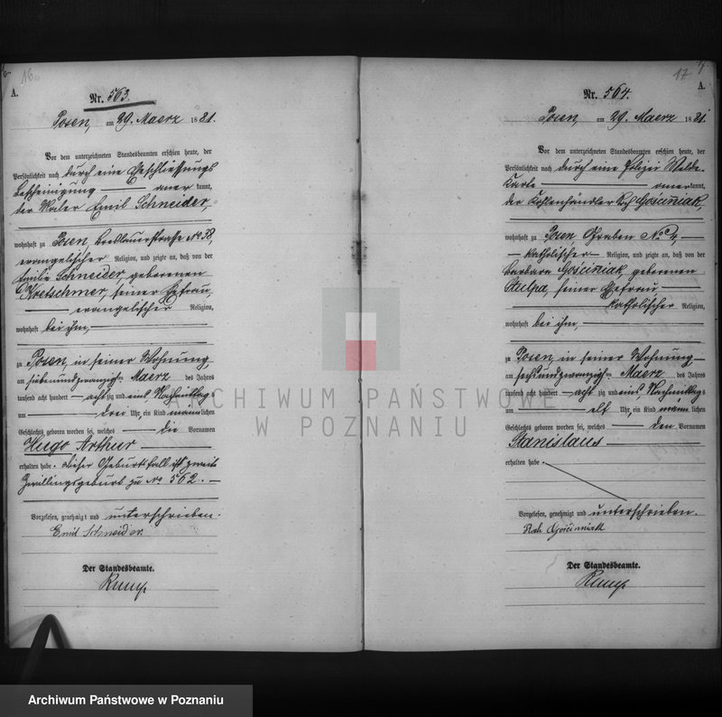 Obraz 10 z jednostki "Księga urodzeń t. II"