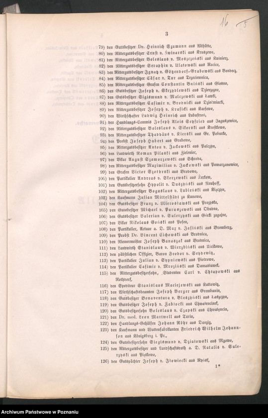 Obraz 20 z jednostki "Anklage - Schrift im Polenprozess 1864"