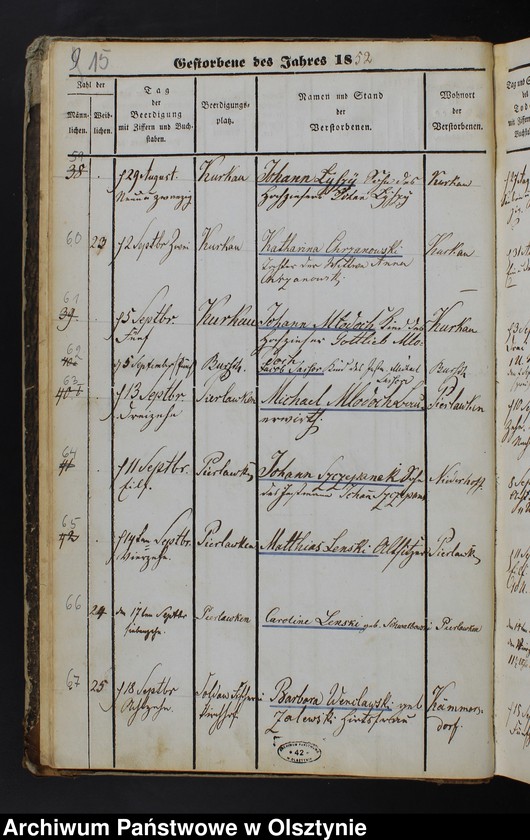 image.from.unit.number "Todtenregister Soldau Land"