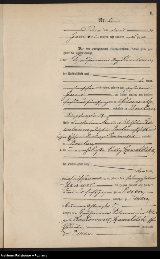 Obraz 6 z jednostki "Księga małżeństw t. I"