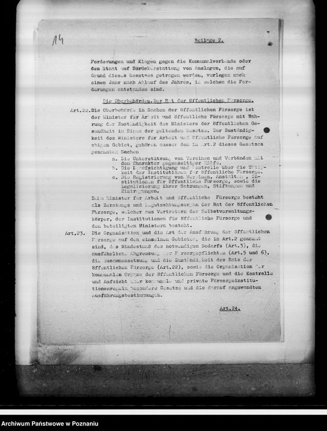 Obraz 18 z jednostki "Niemieckie tłumaczenia polskiej ustawy o tymczasowej organizacji byłej dzielnicy pruskiej"