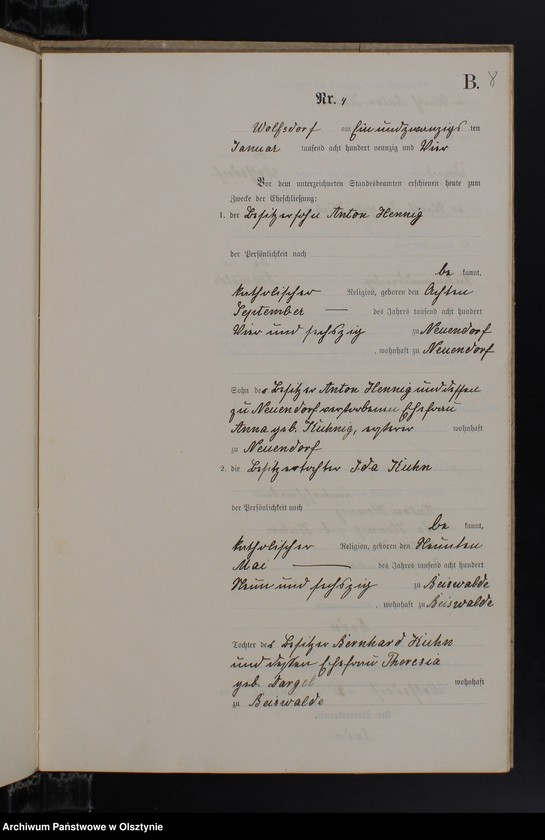 image.from.unit.number "Heiraths-Neben-Register Nr 1 - 15"