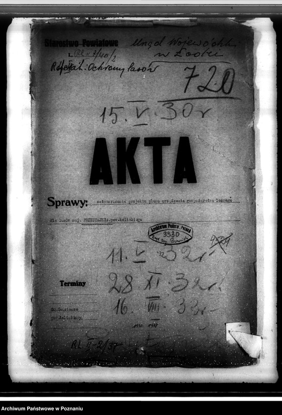 Obraz 4 z jednostki "Zatwierdzenie projektu planu urządzenia gospodarstwa leśnego dla lasów majątku Przystajnia powiat kaliski"