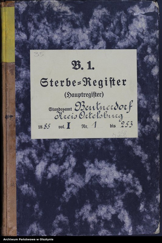 image.from.unit.number "Sterbe-Haupt-Register Nr 1 - 253"