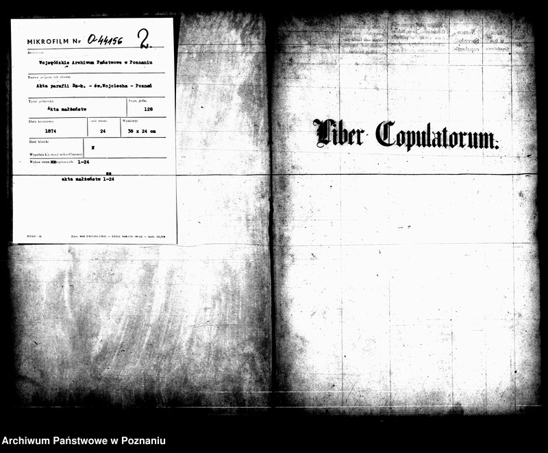 Obraz 3 z jednostki "Księga małżeństw"