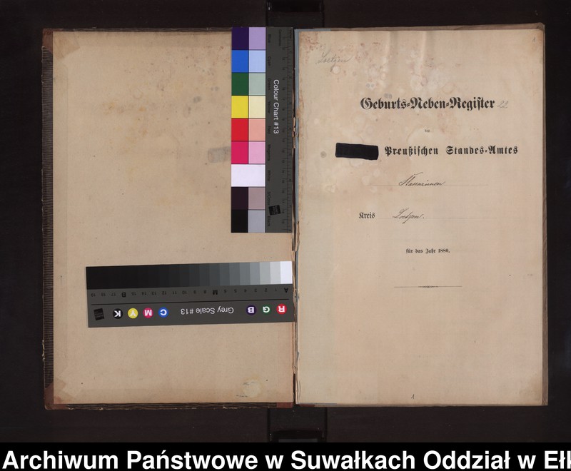 image.from.unit.number "Geburts-Neben-Register des Preussischen Standes-Amtes Stasswinnen Kreis Loetzen"