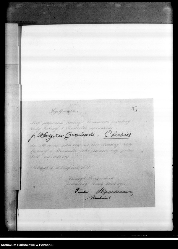 Obraz 20 z jednostki "Korespondencja, wytyczne, listy składek członkowskich"