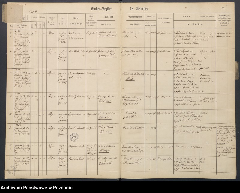 Obraz 4 z jednostki "[Akta urodzeń i chrztów, ślubów, zgonów]"