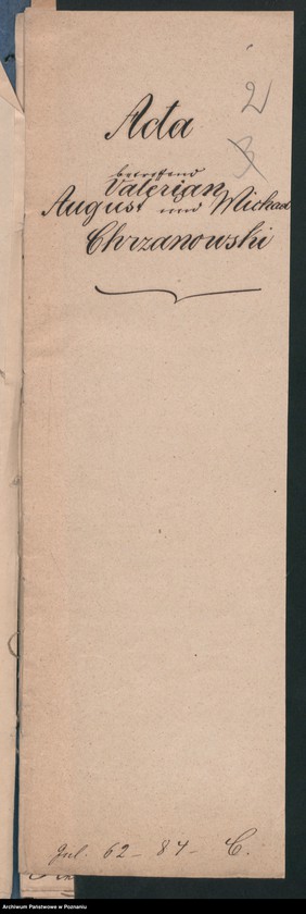 Obraz 5 z jednostki "A. betr. Auskunft über Inländer Lit. C /Namen-Rotulus vorgeheftet/"