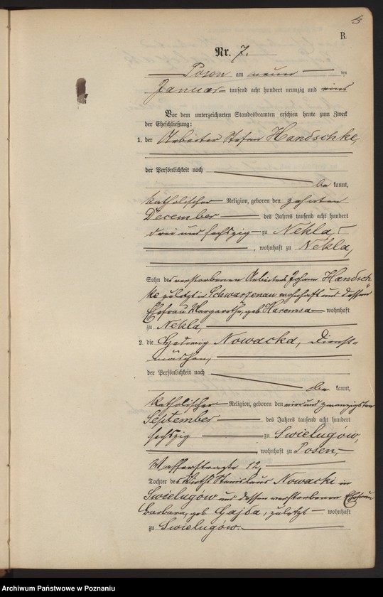 Obraz 16 z jednostki "Księga małżeństw t. I"