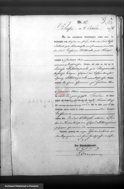 Obraz 18 z jednostki "Księga urodzeń"