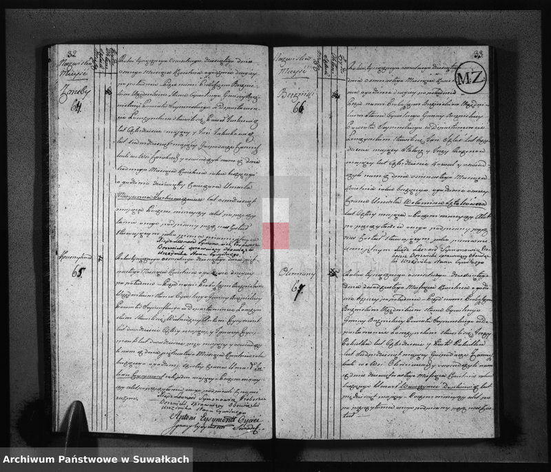 image.from.unit.number "Akta Zeszłych w Gminiej Berznickiey od 10 Maja 1809 R-u"