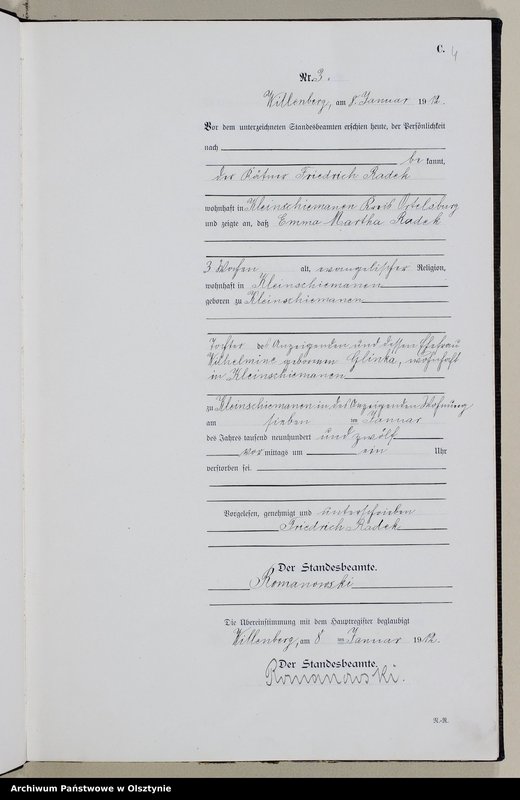 image.from.unit.number "Sterbe-Neben-Register Nr 1 - 124"