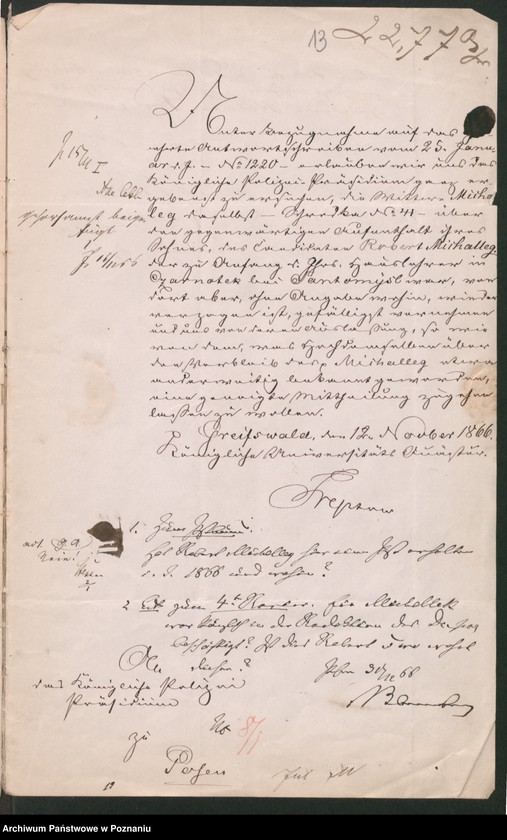 Obraz 17 z jednostki "A. betr. /Edward Michałek, redaktor Gazety Wielkopolskiej/"