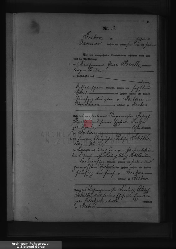 Obraz 6 z jednostki "Heirats-Neben-Register, No 1 bis 192"