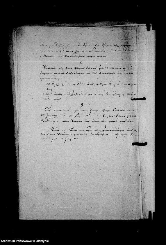 image.from.unit.number "Prolongations- Contracte mit den Pächtern der Landkeimschen Güter Gottfried Link, Borowski u. dem Generalpächter Amtmann Rauschning später dessen Bruder"