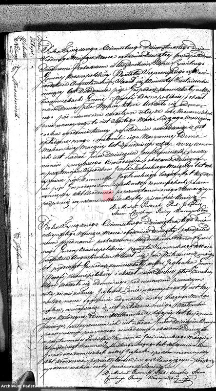 image.from.unit.number "Akta Urodzonych Gminy Krasnopolskiey w Powiecie Seyneńskim w Województwie Augstowskim od 1-go Stycznia 1819."