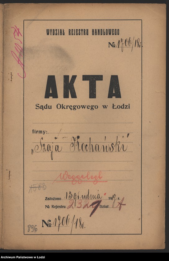 Obraz 2 z jednostki "Szaja Kochański- sprzedaż bielizny"