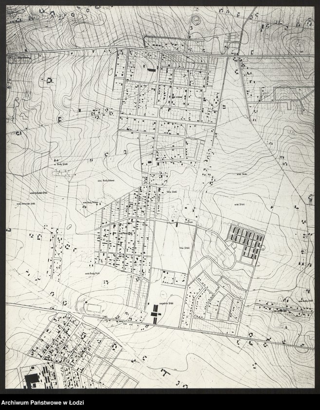 Obraz 9 z jednostki "Fragment planu miasta Łodzi. Dzielnica Stoki"